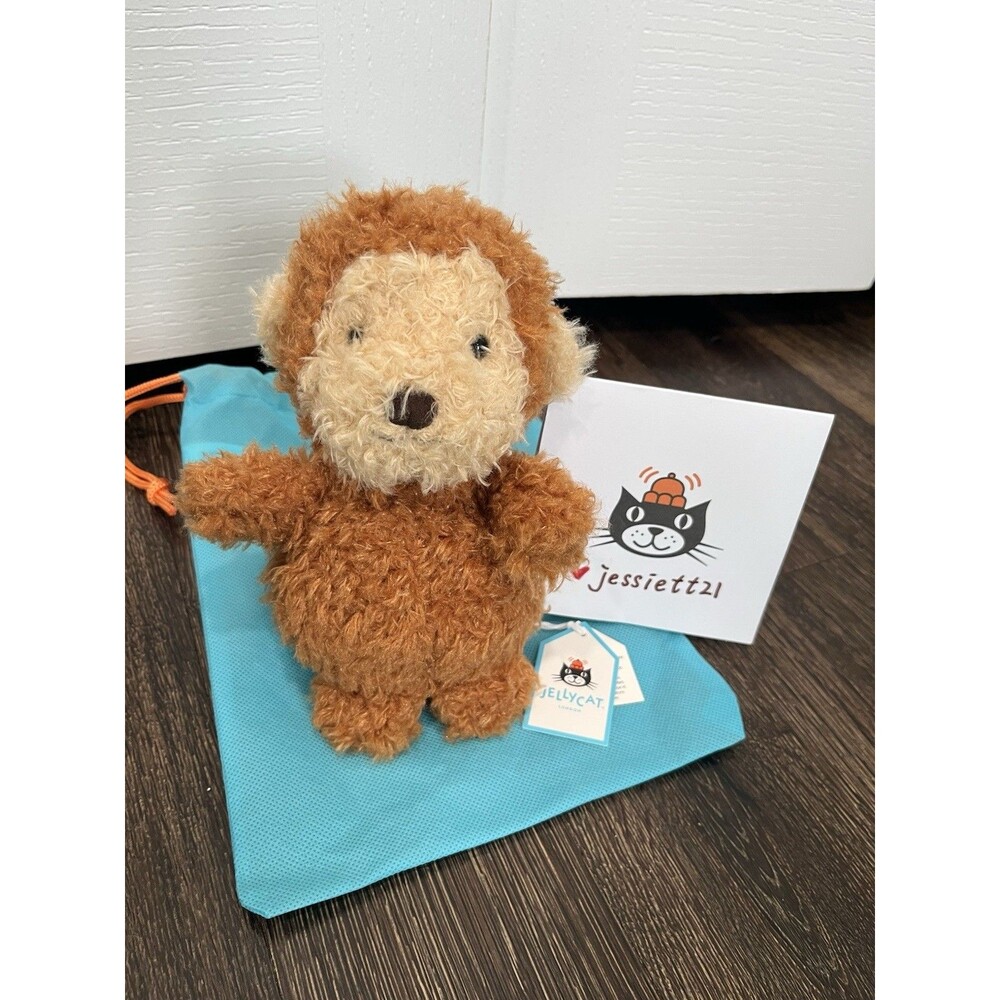 Jellycat Brown and Cream Plush Monkey Stuffed Animal